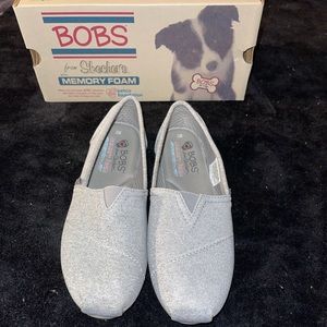 Gray memory foam Bobs from sketchers